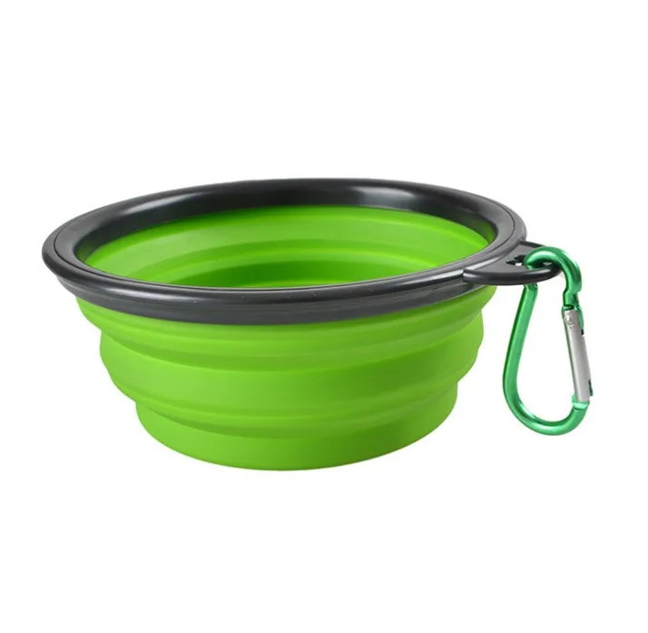 Bol Pliable Anti-Débordement – Hydratation Sans Dégât 🥣🐶💛