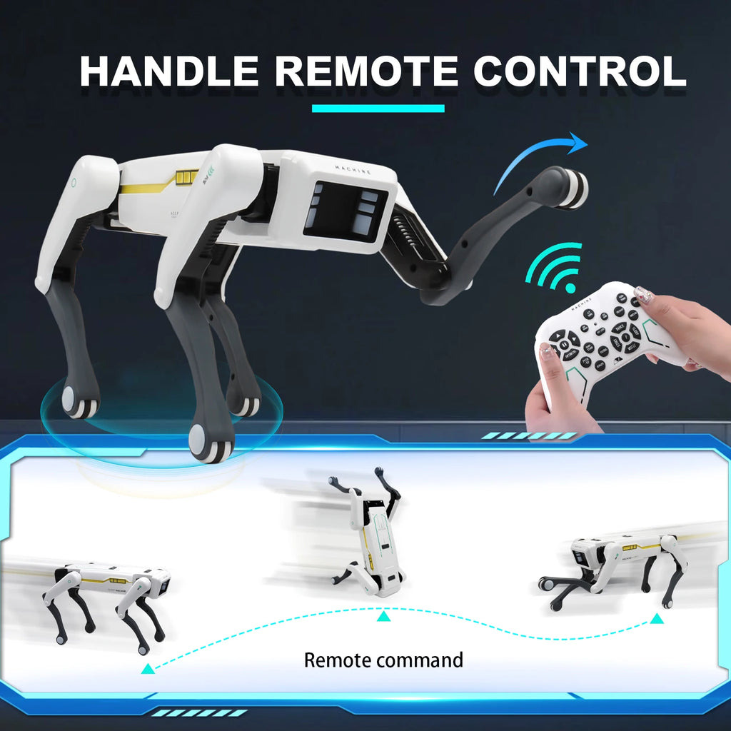 Chien Robot Intelligent – Contrôle Vocal, App & Jeux Interactifs 🎮✨