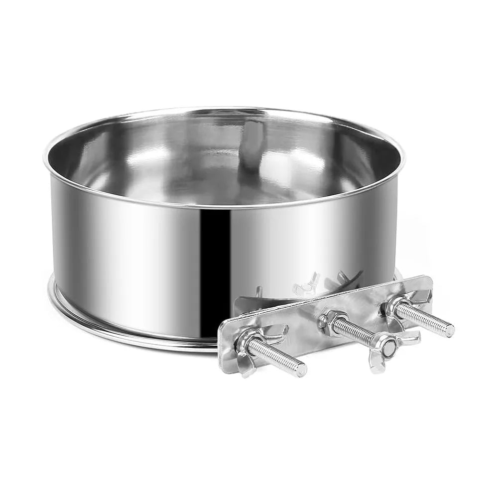 Bol Suspendu Anti-Mâchouillage – Acier Inoxydable & Repas Sans Dégâts 🐾🥣