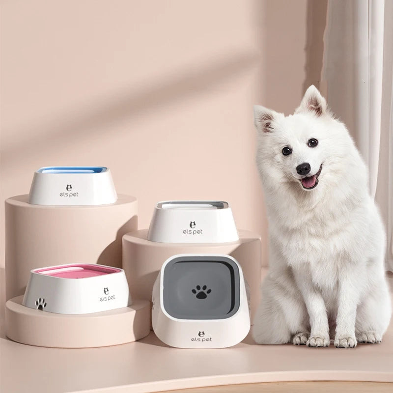 Bol d’Eau Anti-Débordement Flottant – Hydratation Propre & Sans Dégâts 🚗🐶💛