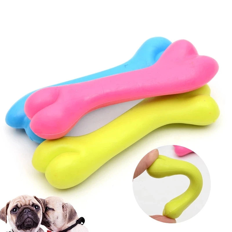 Teether Pacifier Toy - Soothing & Play for Puppies 🍼🐶💛