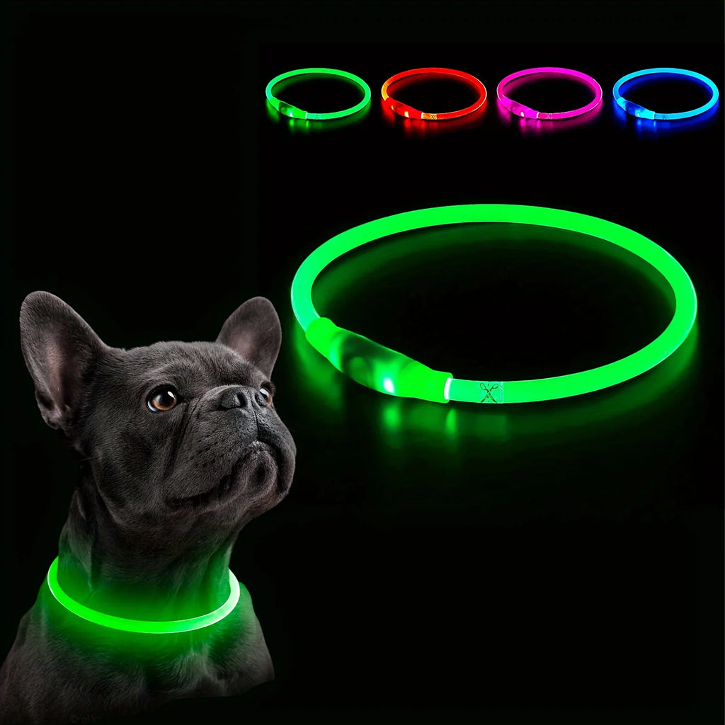 Collier Lumineux LED – Sécurité & Visibilité Nocturne 🌙✨
