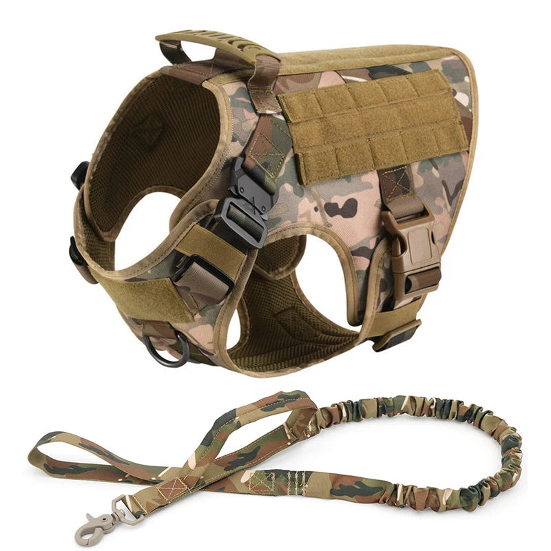 Pro Tactical Harness + Leash – Absolute Power & Control 🐶💛