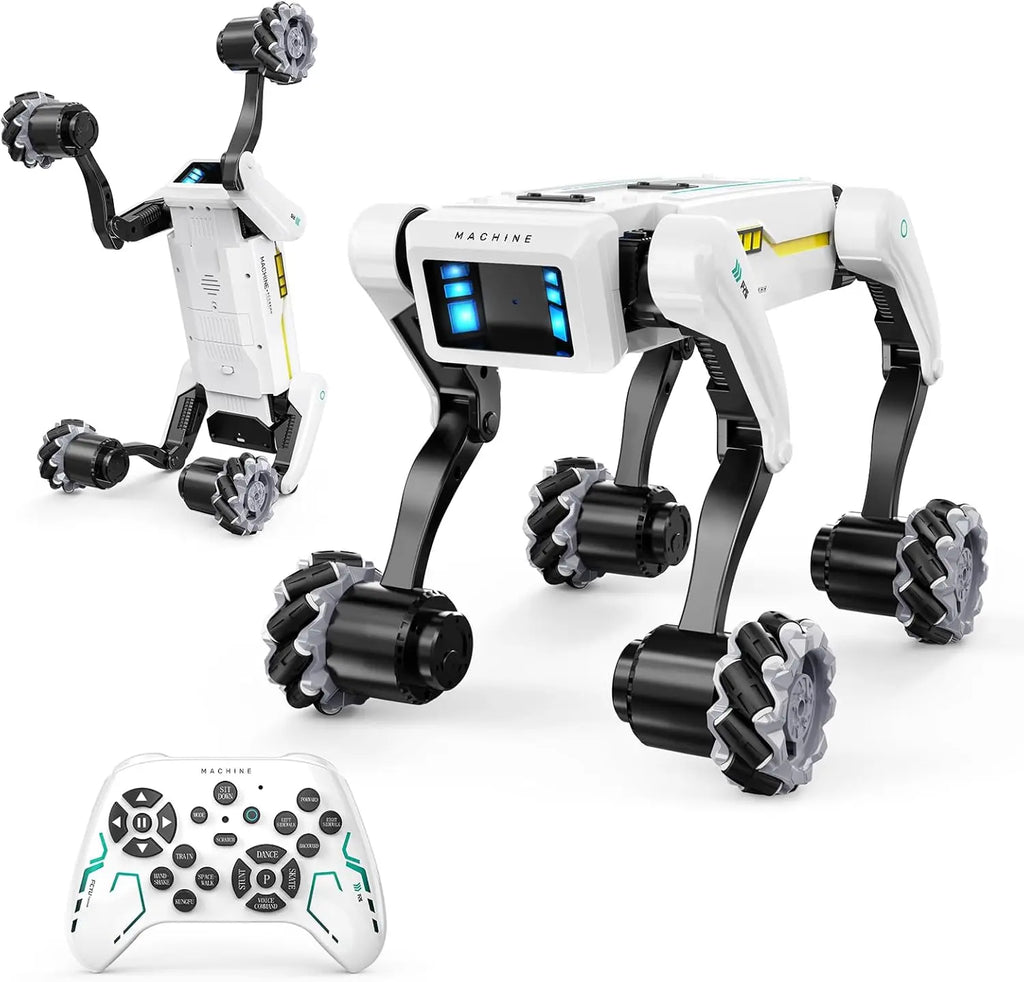 Chien Robot Intelligent – Contrôle Vocal, App & Jeux Interactifs 🎮✨