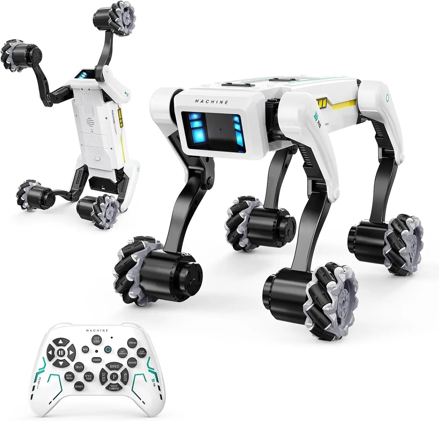 Chien Robot Intelligent – Contrôle Vocal, App & Jeux Interactifs 🎮✨