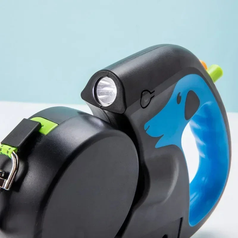 360° Retractable Double Leash for Two Dogs