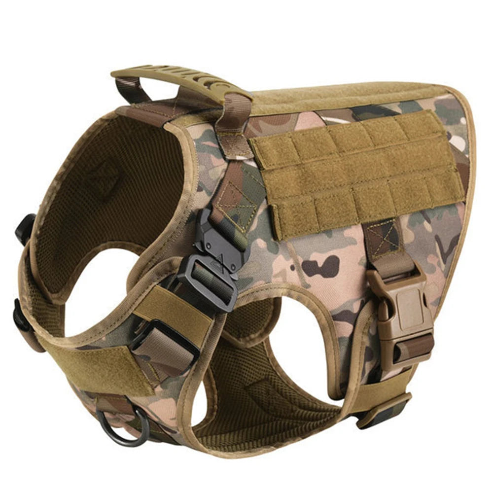 Reinforced Nylon Tactical Harness – Maximum Control & Durability 🐕💪