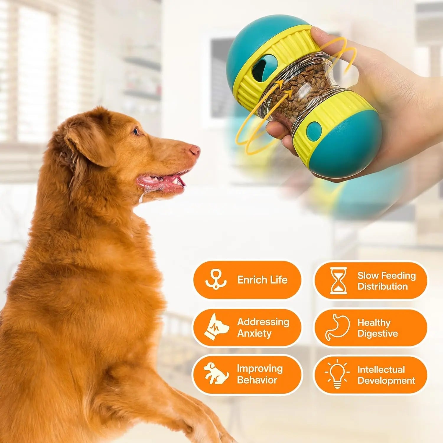 Interactive Puzzle Toy for Dogs – Stimulation and Intelligence