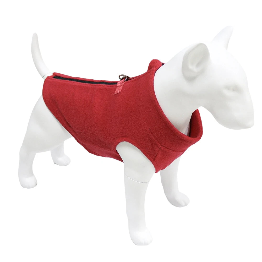 Manteau Polaire Zip – Chaleur Rapide & Confort Hiver ❄️🐶💛