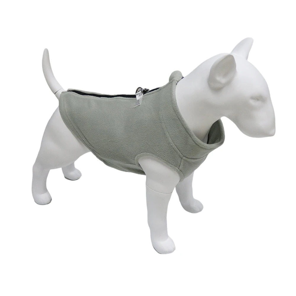 Zip Fleece Coat – Quick Warmth & Winter Comfort ❄️🐶💛