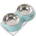 Double Bol Inox – Repas & Eau en Toute Simplicité 🥣💧🐶💛