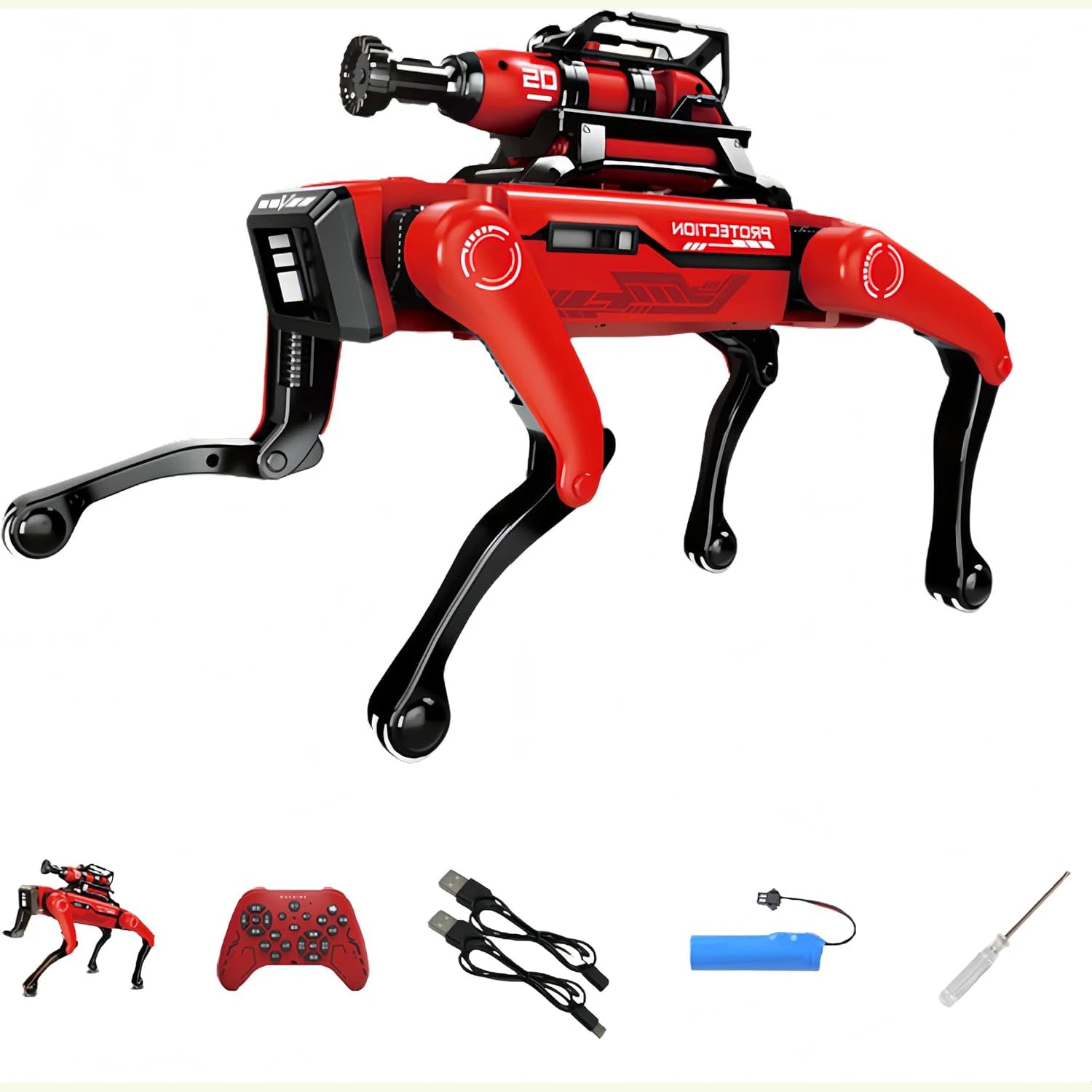 Chien Robot Intelligent – Contrôle Vocal, App & Jeux Interactifs 🎮✨