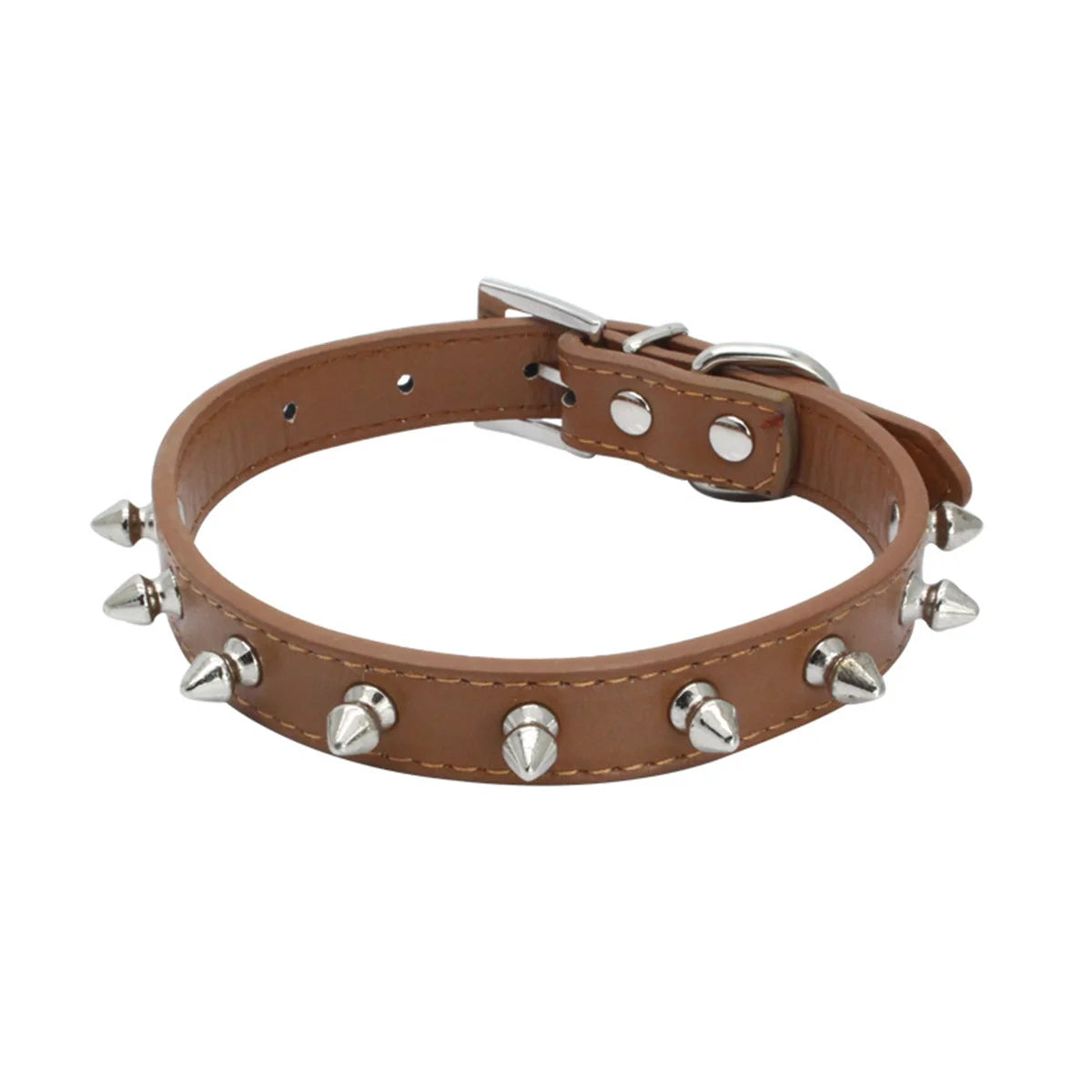 Colorful Studded Collar – Rebellious & Unique Style 😎🐶💛