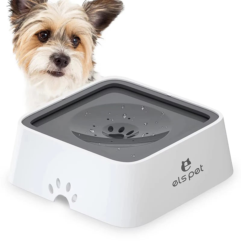 Bol d’Eau Anti-Débordement Flottant – Hydratation Propre & Sans Dégâts 🚗🐶💛