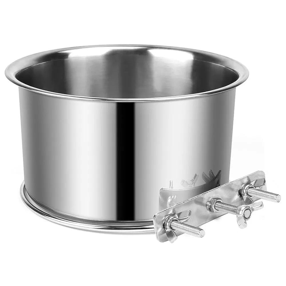 Bol Suspendu Anti-Mâchouillage – Acier Inoxydable & Repas Sans Dégâts 🐾🥣