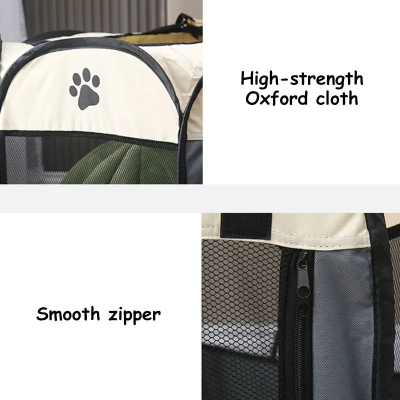 Foldable Tent for Dogs & Cats – Secure Space & Indoor/Outdoor Comfort