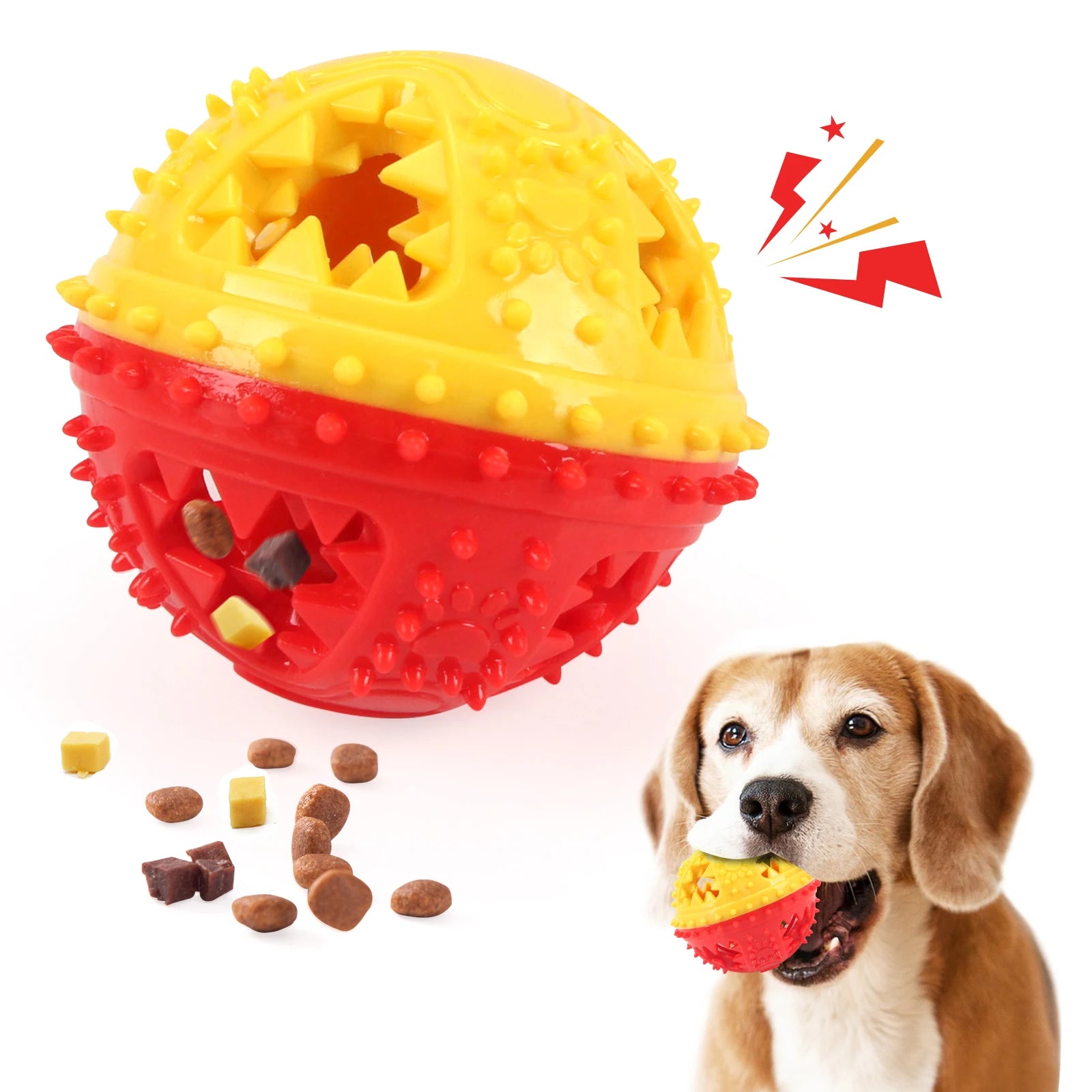 Interactive Dispenser Ball – Smart Game & Anti-Boredom 🧠🐶💛
