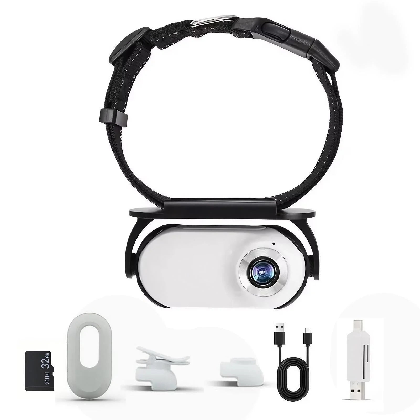 1080P Pet Collar Camera – See the World Through Their Eyes 🎥🐶💛