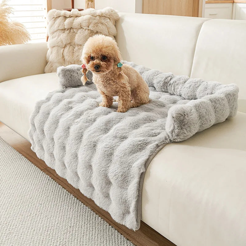 Luxury Faux Fur Rug – Royal Comfort & Extreme Softness 🐶💛