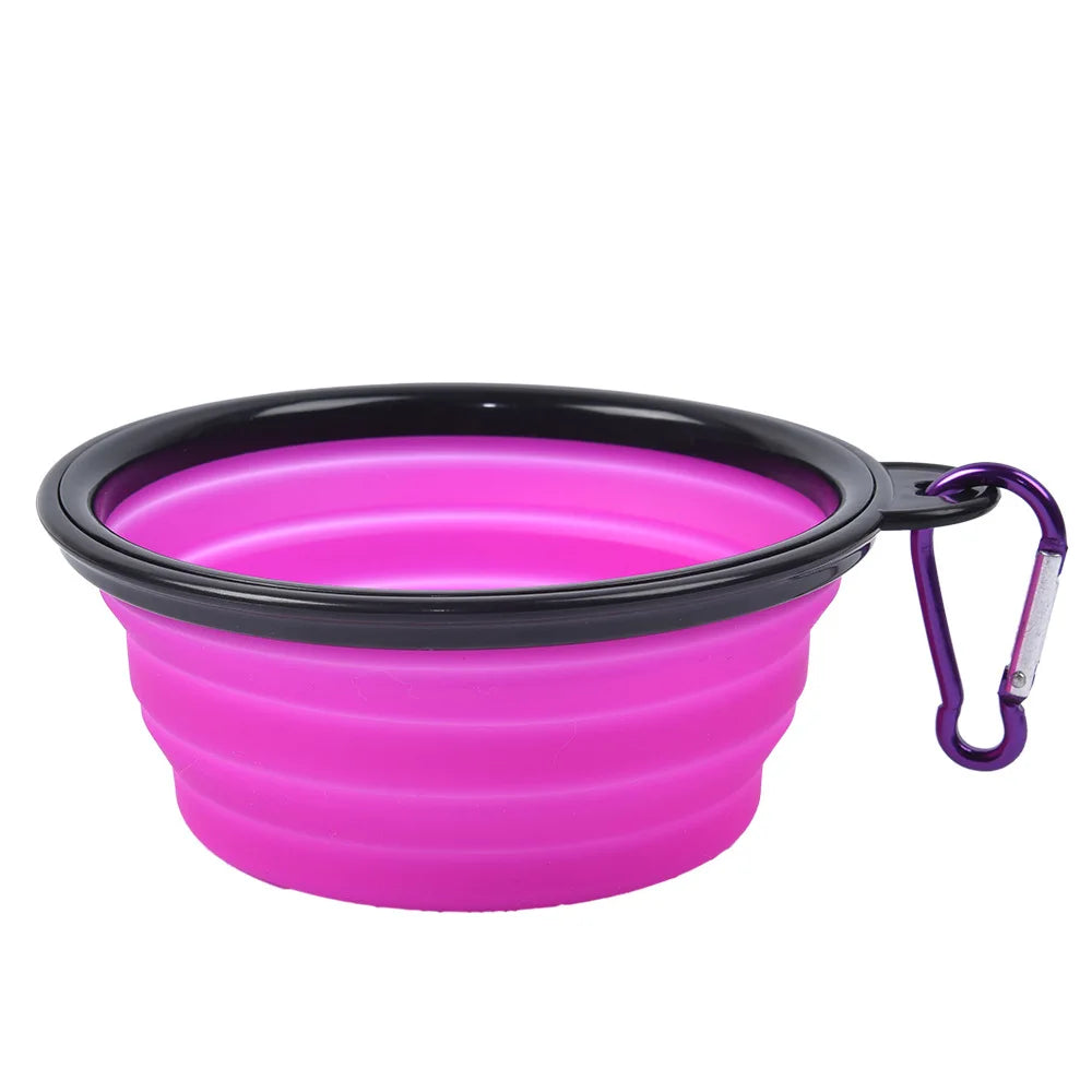 Anti-Spill Foldable Bowl – Mess-Free Hydration 🥣🐶💛