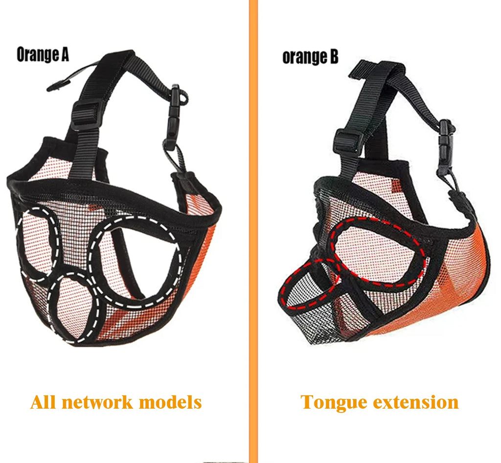 Museau Confort Spécial Museau Court – Sécurité & Respiration Optimale 🐶🛑💛