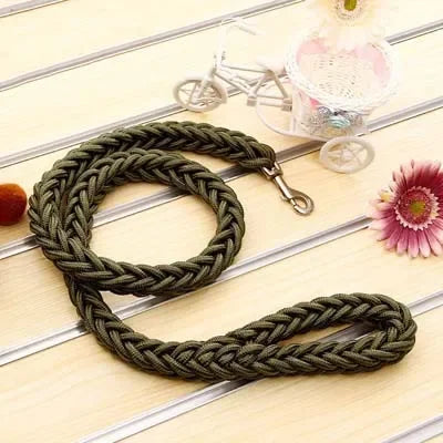 Ultra-Durable Braided Rope Leash – Absolute Power & Control 🐕🦺💪💛