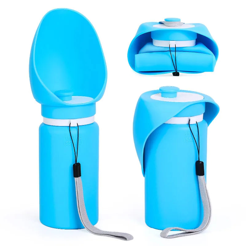 Bouteille Silicone Pliable 550ml – Hydratation Sans Gaspillage 🐶💧