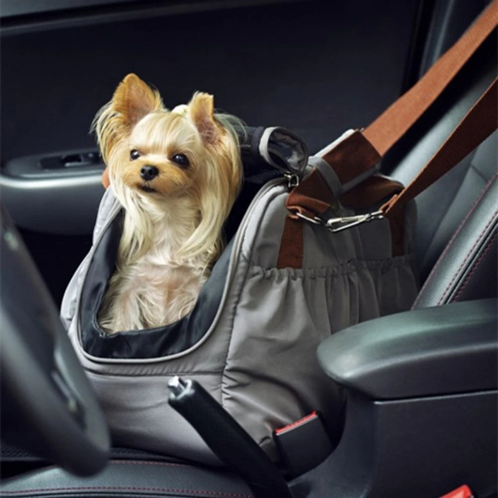 Sac de Transport Confort+ – Sécurité & Douceur en Déplacement 🎒🐶💛