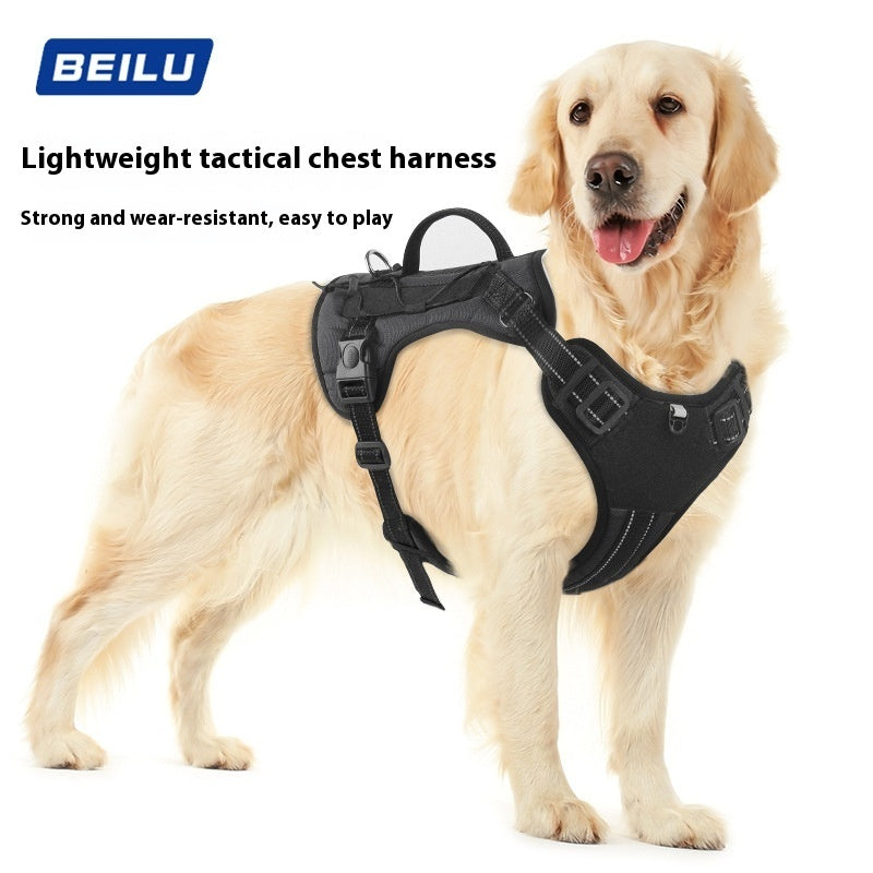 Harnais Anti-Traction Rembourré – Contrôle & Confort Optimal 🐶